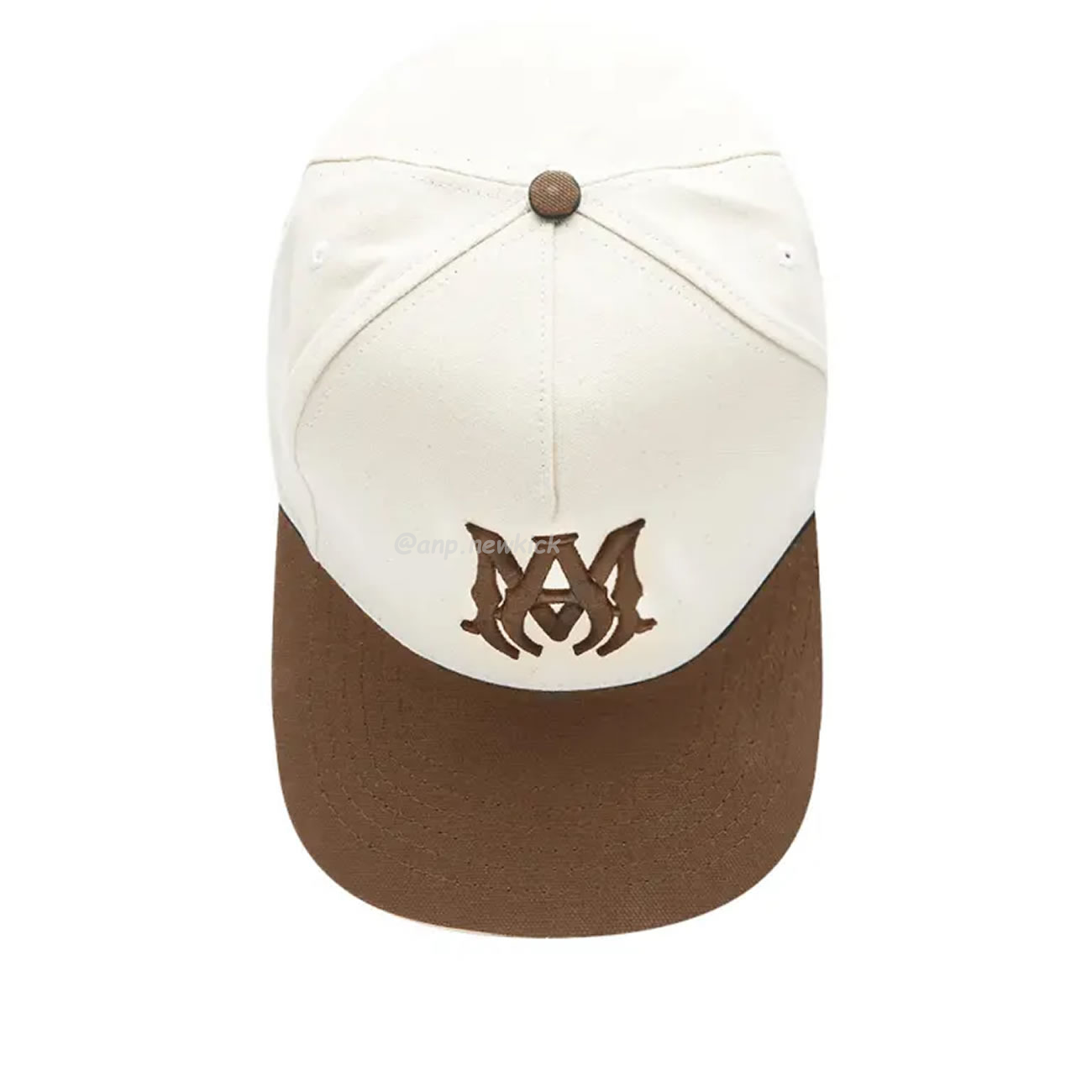 Amiri Two Tone Full Canvas Ma Hat Brown Black (2) - newkick.vip